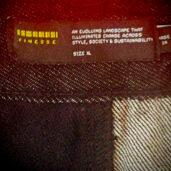 Finesse Jacko Printed Patchwork Mens/Unisex Black Jeans.Size: XL. Like New!!! - Picture 2 of 3